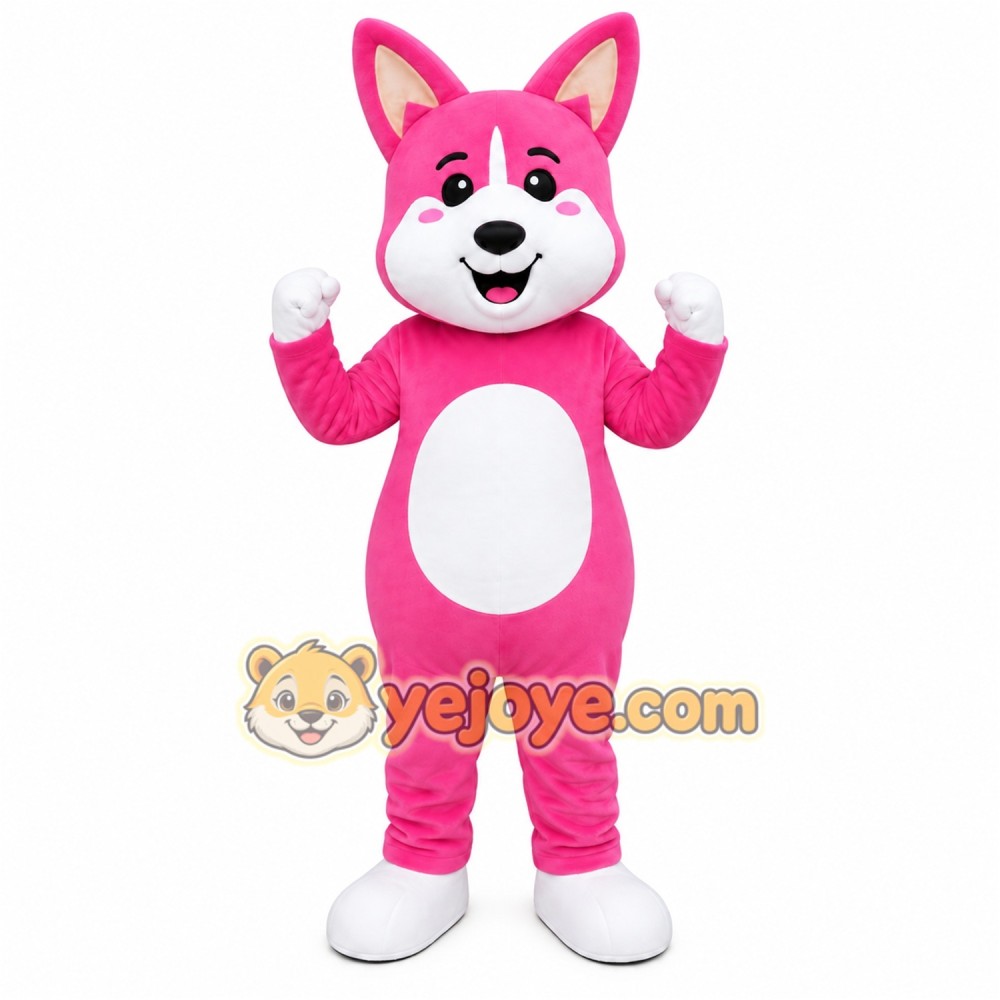 Pink Rabbit Mascot Costume Pink Rabbit Mascot Costume