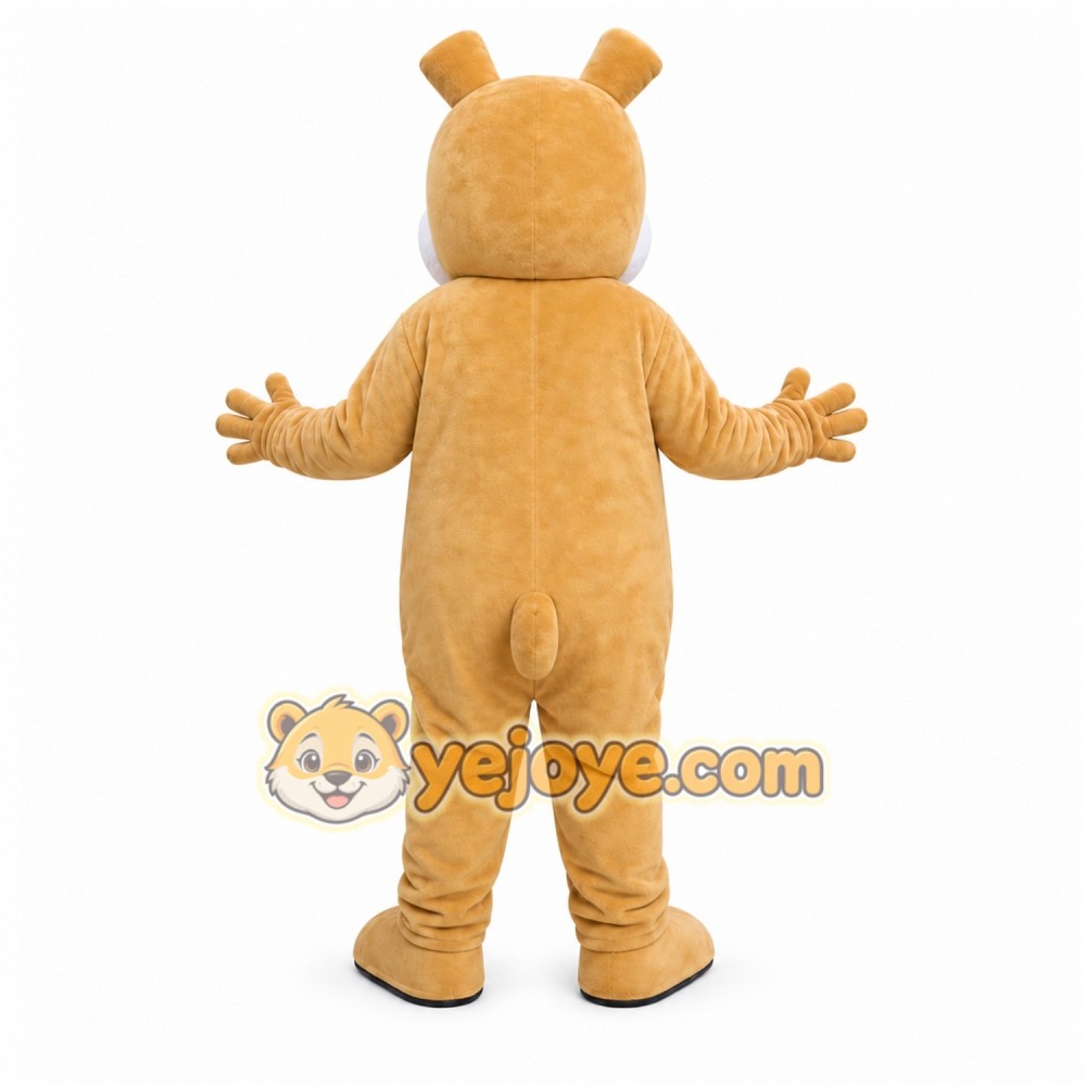 Tan Bear Mascot Costume