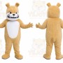 Tan Bear Mascot Costume