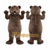 Gray Bear Mascot Costume Gray Bear Mascot Costume