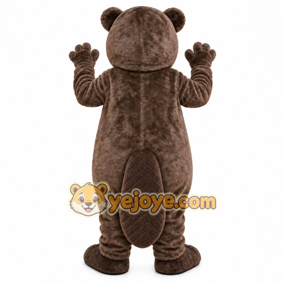Gray Bear Mascot Costume Gray Bear Mascot Costume