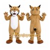 Tan Wildcat Mascot Costume Tan Wildcat Mascot Costume