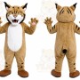 Tan Wildcat Mascot Costume