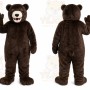 Dark Brown Bear Mascot Costume