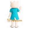 Blue Dress Cat Mascot Costume