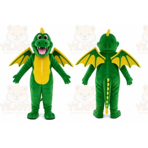 Green Dragon Mascot Costume
