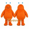 Orange Monster Mascot Costume Orange Monster Mascot Costume