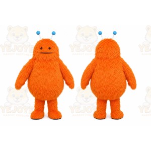 Orange Monster Mascot Costume