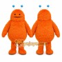 Orange Monster Mascot Costume