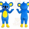 Blue Koala Mascot Costume