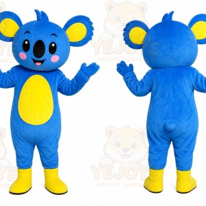 Blue Koala Mascot Costume