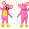 Pink Koala Mascot Costume