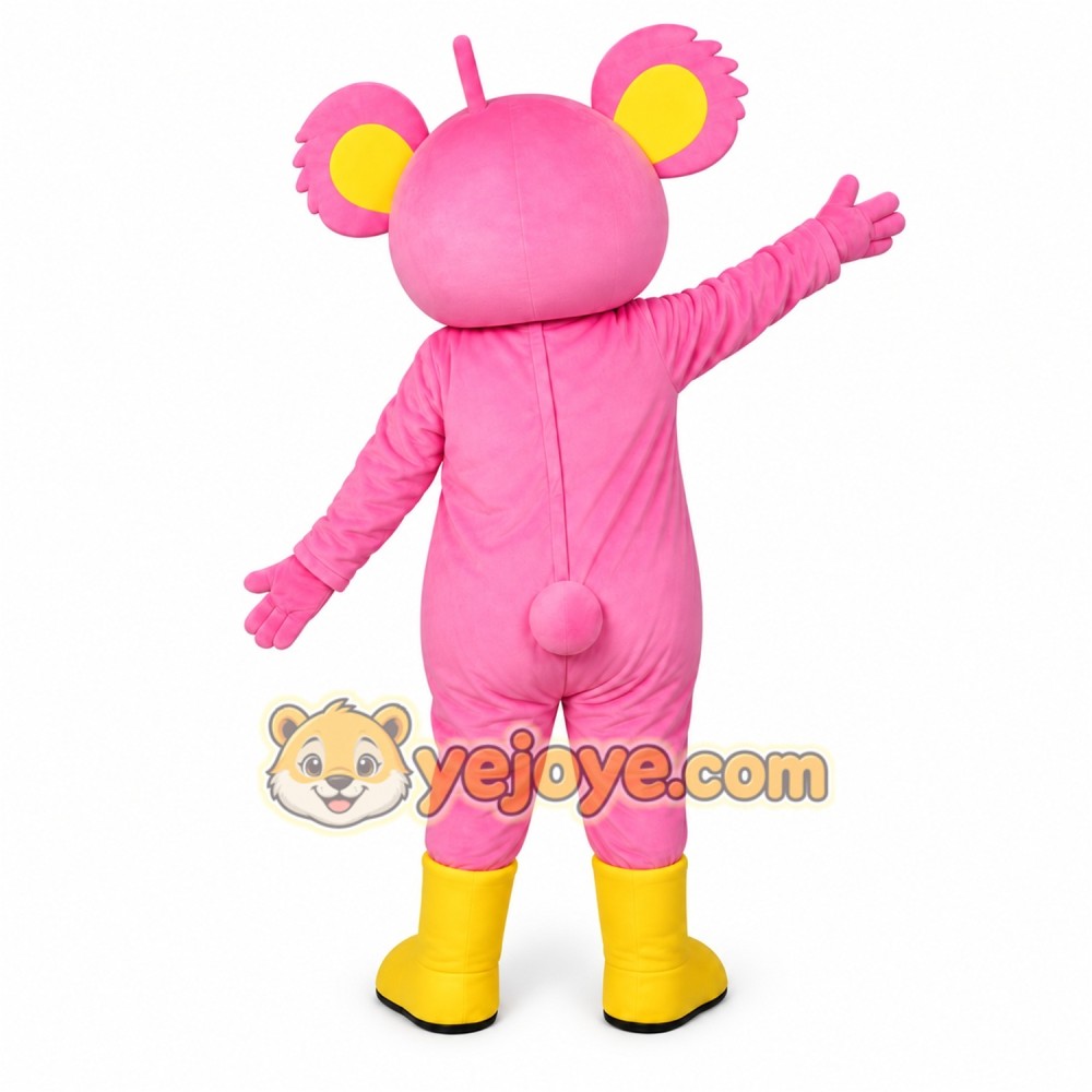 Pink Koala Mascot Costume