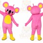Pink Koala Mascot Costume