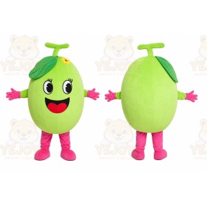 Green Fruit Girl Mascot Costume