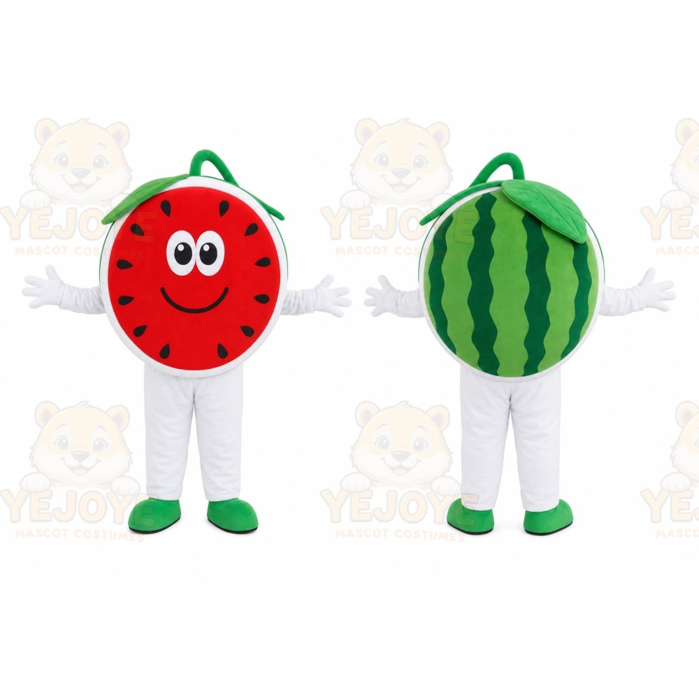 Watermelon Slice Mascot Costume