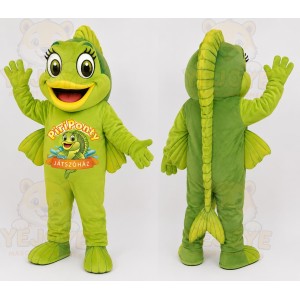 Green Crocodile Mascot Costume