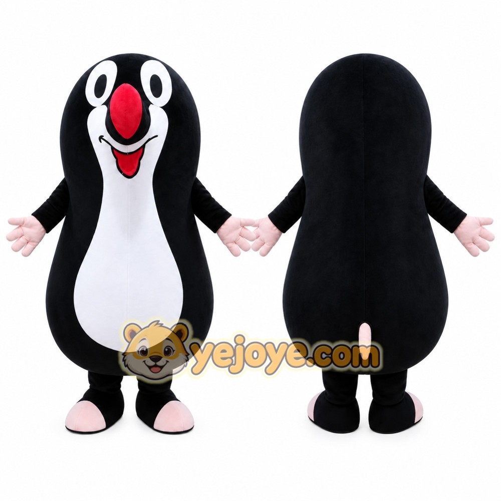 Black Penguin Mascot Costume Black Penguin Mascot Costume