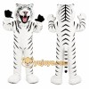 White Tiger Mascot Costume White Tiger Mascot Costume