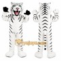 White Tiger Mascot Costume