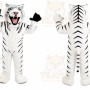 White Tiger Mascot Costume