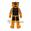 Orange Tiger Mascot Costume with Custom Logo Orange Tiger Mascot Costume with Custom Logo