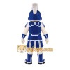 Blue Roman Warrior Mascot Costume with Custom Logo Blue Roman Warrior Mascot Costume with Custom Logo