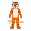 Orange Tiger Mascot Costume with Custom Logo Orange Tiger Mascot Costume with Custom Logo