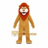 Brown Lion Mascot Costume with Custom Logo Brown Lion Mascot Costume with Custom Logo