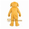 Yellow Dog Mascot Costume with Custom Logo Yellow Dog Mascot Costume with Custom Logo