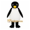 Black Penguin Mascot Costume with Custom Logo Black Penguin Mascot Costume with Custom Logo