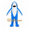 Blue Shark Mascot Costume with Custom Logo Blue Shark Mascot Costume with Custom Logo