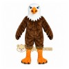 Brown Eagle Mascot Costume with Custom Logo Brown Eagle Mascot Costume with Custom Logo