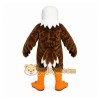 Brown Eagle Mascot Costume with Custom Logo Brown Eagle Mascot Costume with Custom Logo