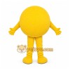 Yellow Smiley Face Mascot Costume with Custom Logo Yellow Smiley Face Mascot Costume with Custom Logo