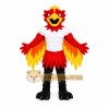 Red Bird Mascot Costume with Custom Logo Red Bird Mascot Costume with Custom Logo