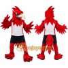 Red Bird Mascot Costume with Custom Logo Red Bird Mascot Costume with Custom Logo