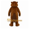 Brown Beaver Mascot Costume with Custom Logo Brown Beaver Mascot Costume with Custom Logo