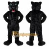 Black Panther Mascot Costume with Custom Logo Black Panther Mascot Costume with Custom Logo