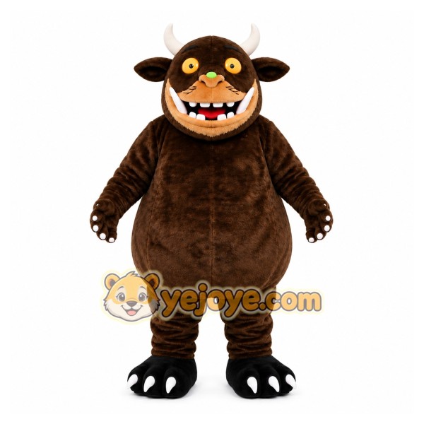Brown Bull Mascot Costume with Custom Logo Brown Bull Mascot Costume with Custom Logo