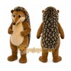 Brown Hedgehog Mascot Costume with Custom Logo Brown Hedgehog Mascot Costume with Custom Logo