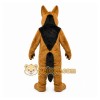 Brown Dog Mascot Costume with Custom Logo