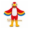 Red Parrot Mascot Costume with Custom Logo Red Parrot Mascot Costume with Custom Logo