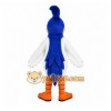 Blue Bird Mascot Costume with Custom Logo