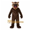 Brown Wolf Mascot Costume with Custom Logo Brown Wolf Mascot Costume with Custom Logo