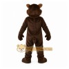 Brown Wolf Mascot Costume with Custom Logo Brown Wolf Mascot Costume with Custom Logo