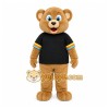Brown Bear Mascot Costume with Custom Logo Brown Bear Mascot Costume with Custom Logo