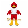 Red Bird Mascot Costume with Custom Logo