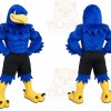 Blue Bird Mascot Costume with Custom Logo
