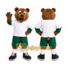 Brown Bear Mascot Costume with Custom Logo Brown Bear Mascot Costume with Custom Logo